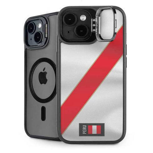Peru Soccer Flag iPhone 14 Plus Kickstand Case